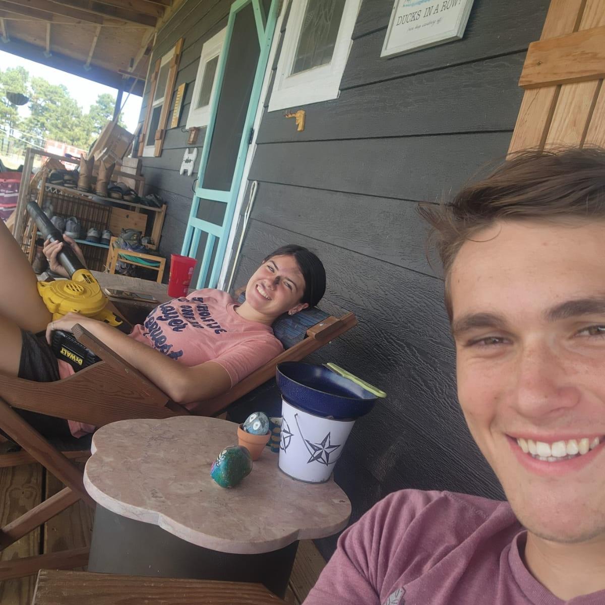 I thought he was being sweet and taking a nice picture of us....but as it turns out I had grease on my face and he thought it was just soooo funny
Sept 20th 2025