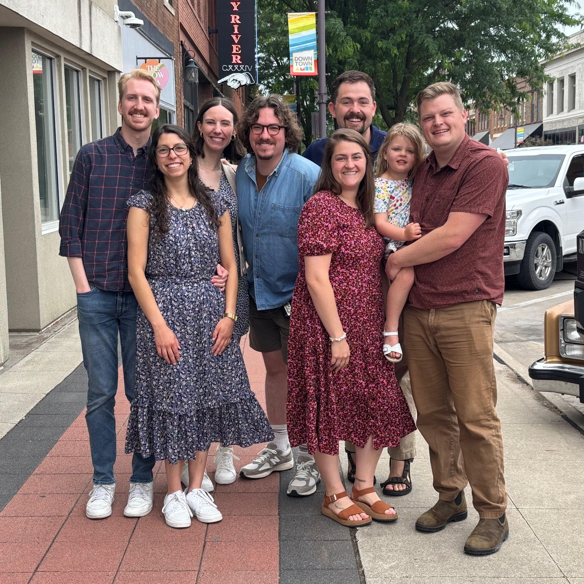 With good friends in Iowa :)