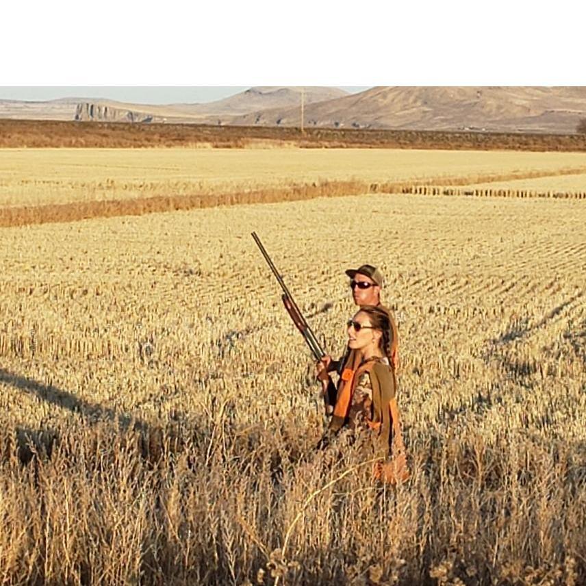 We love to pheasant hunt together - Tule Lake in 2017.