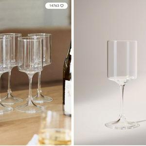 Morgan Wine Glasses, Set of 4 - CLEAR