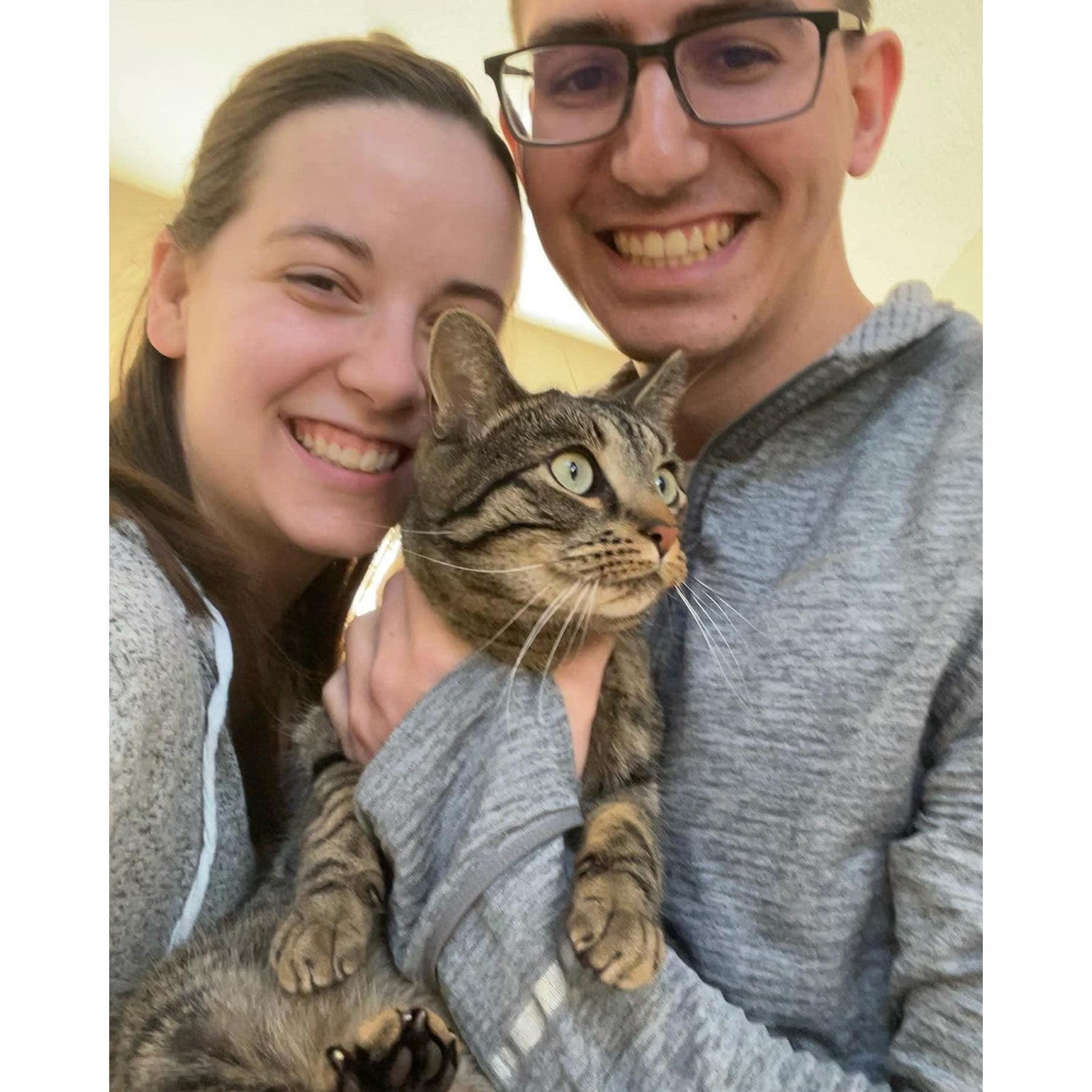 Our first moments in our home in Minnesota!