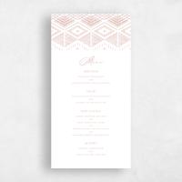 Brown Wedding Menu - Wellington