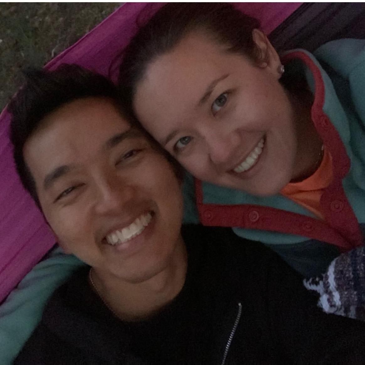 They say you can evaluate your relationship by how well you kayak together. I think you can also evaluate it by how well you can share a hammock.