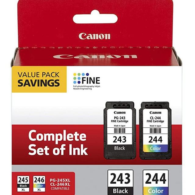 Canon PG-243/ CL-244 Ink Multi pack, Compatible to TR4520, MX492, MG2520, MG2922, TS302 and TS202 Printers