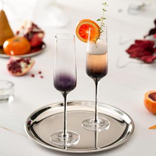 Black Swan Champagne Glass, Set of 4