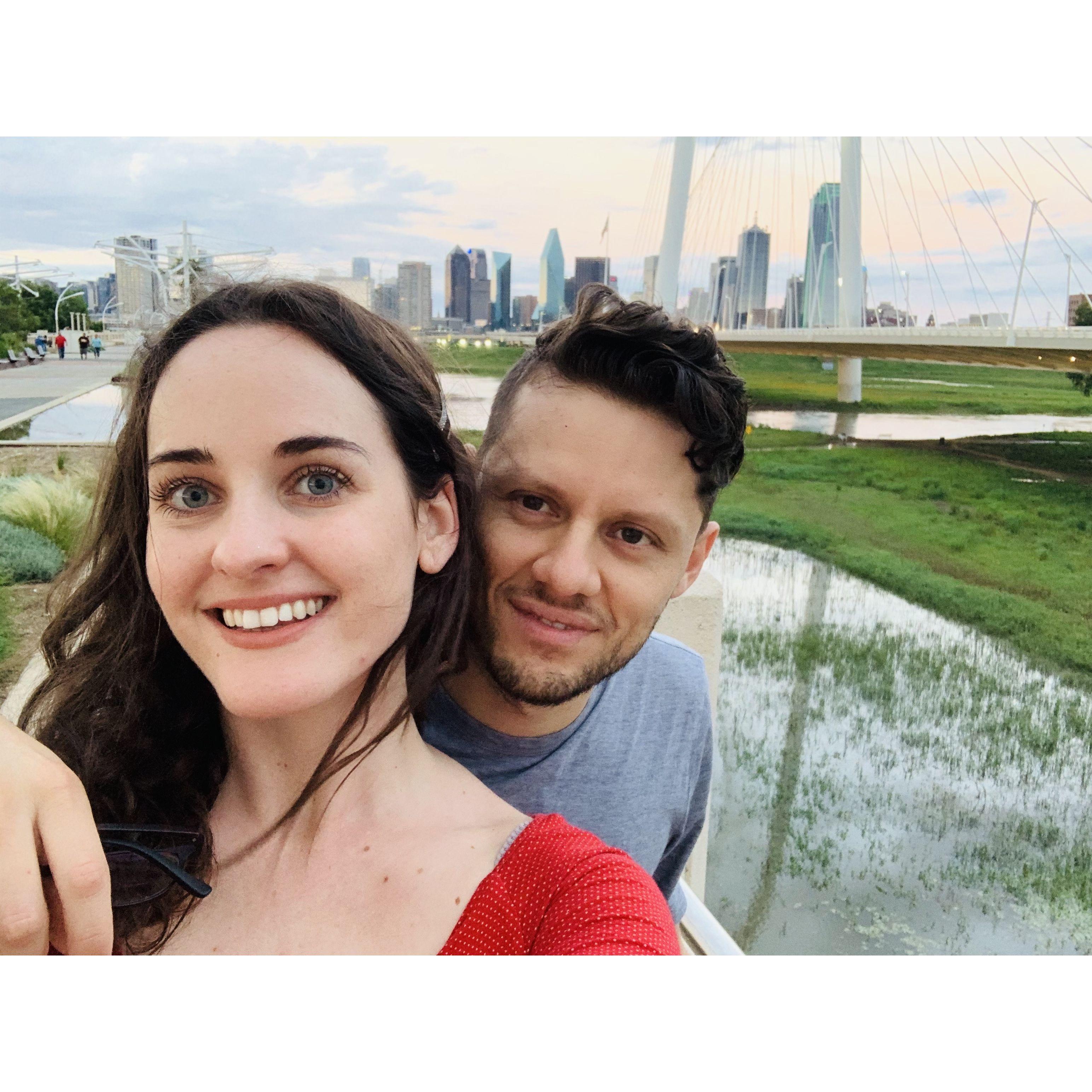 On one of our first dates in Dallas