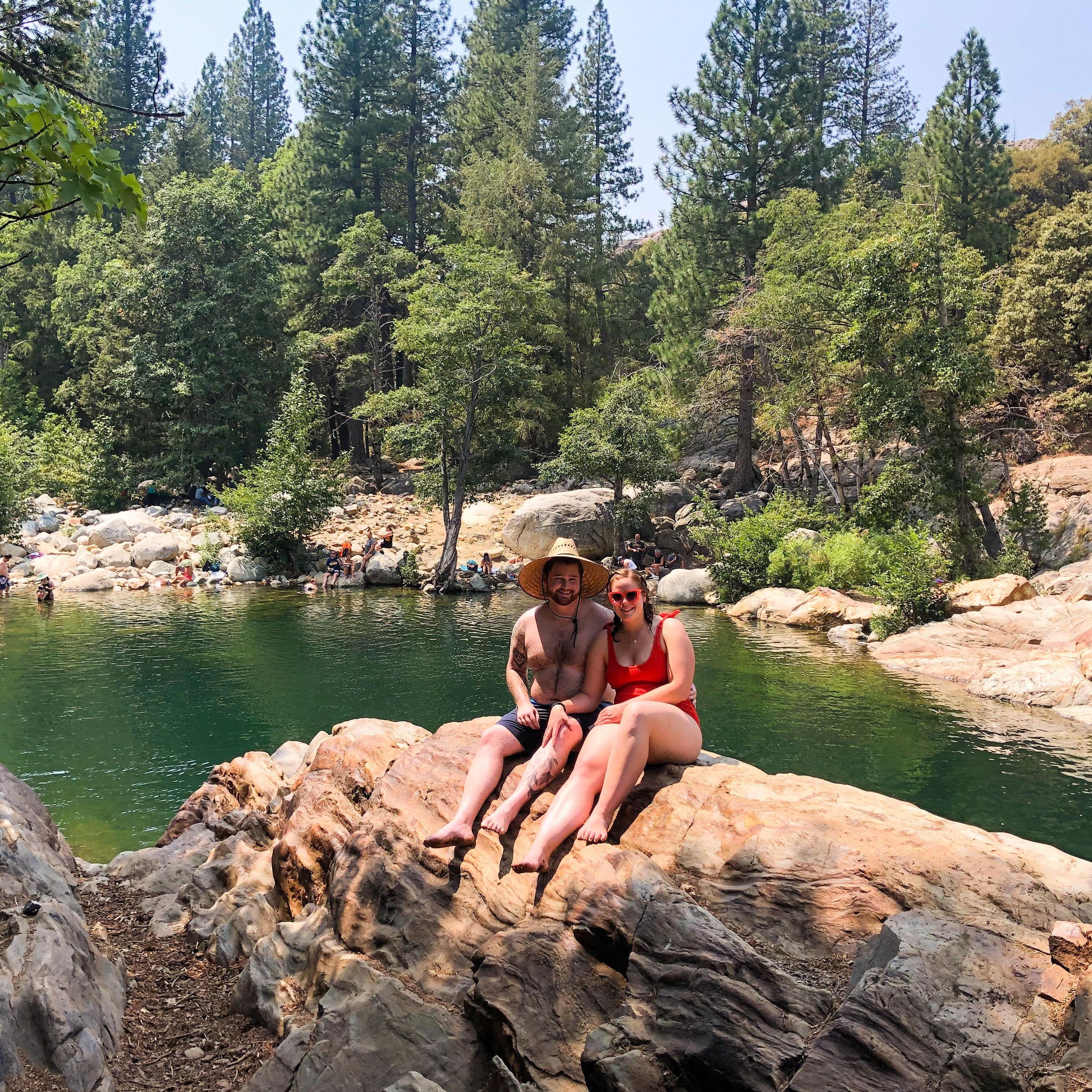 Hanging out at the river where we first reconnected after Ryan moved back to Davis.