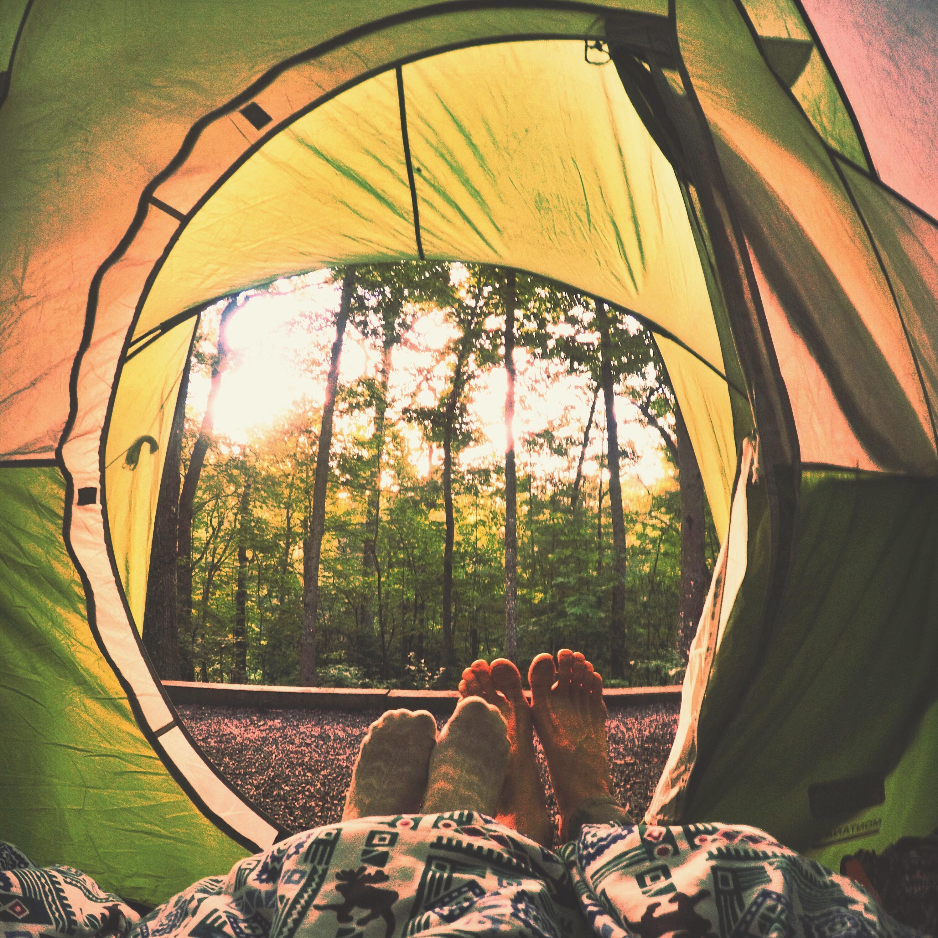 Camping along the Blue Ridge Highway