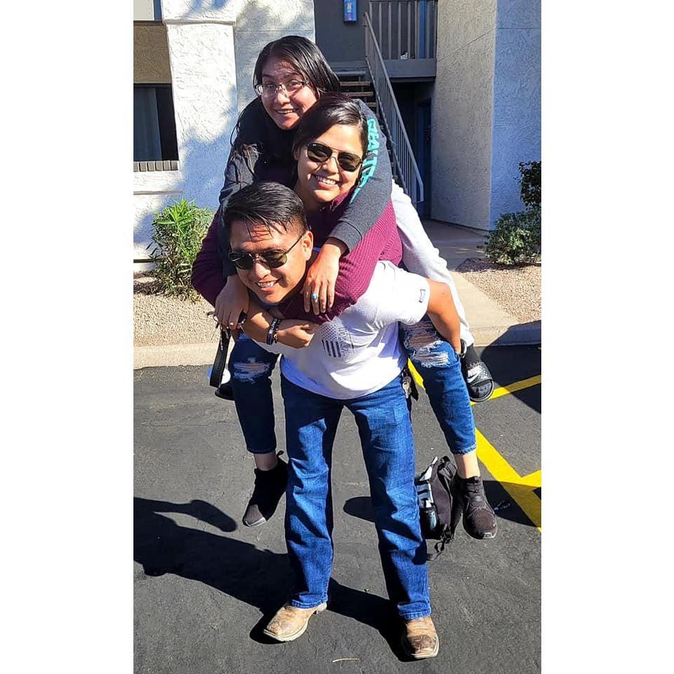 All of us together, picture says a lot about how much fun we have together.