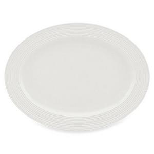 kate spade new york Fair Harbor™ 16-Inch Oval Platter in White Truffle