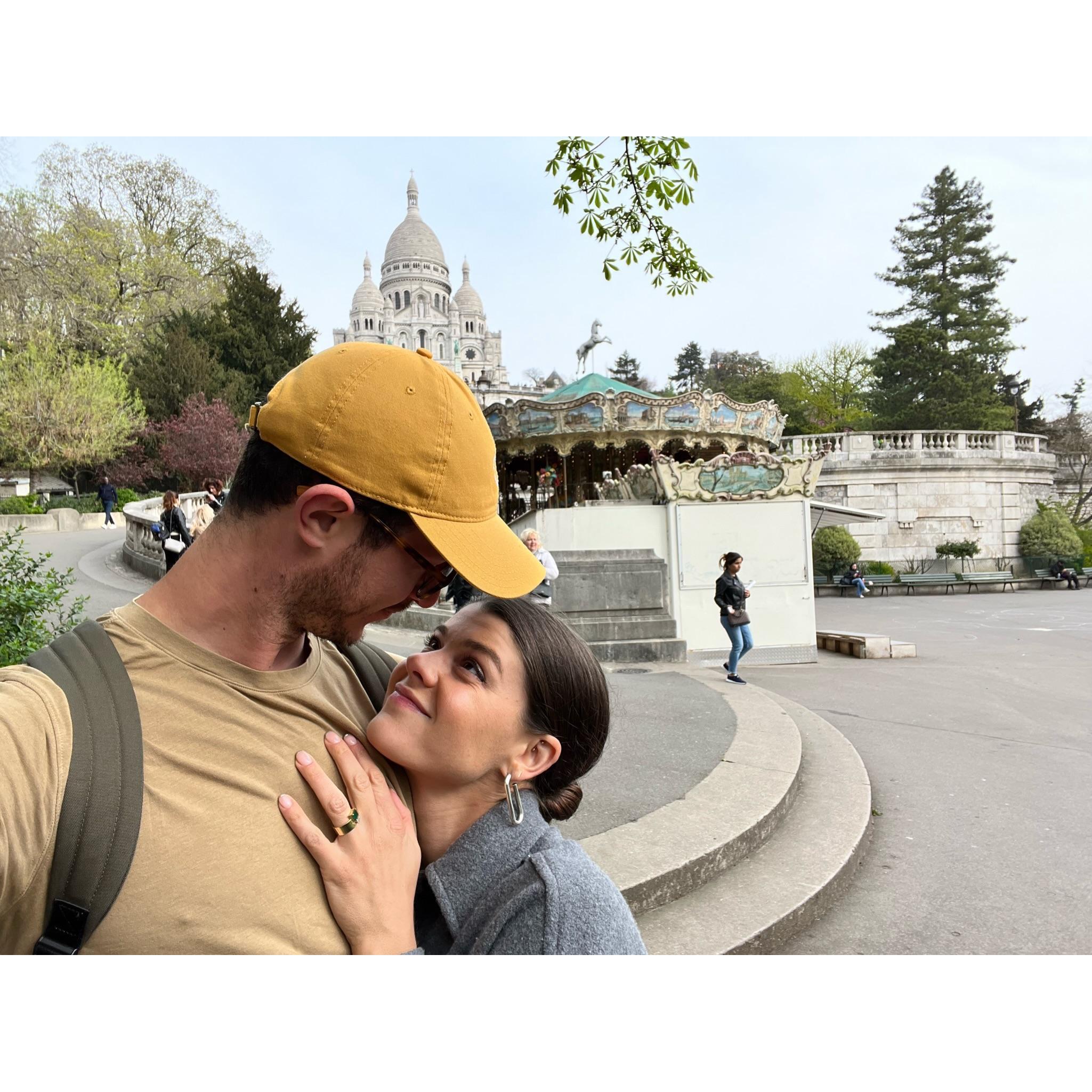 Best view of the city right here (Montmartre, Paris | March 2022)