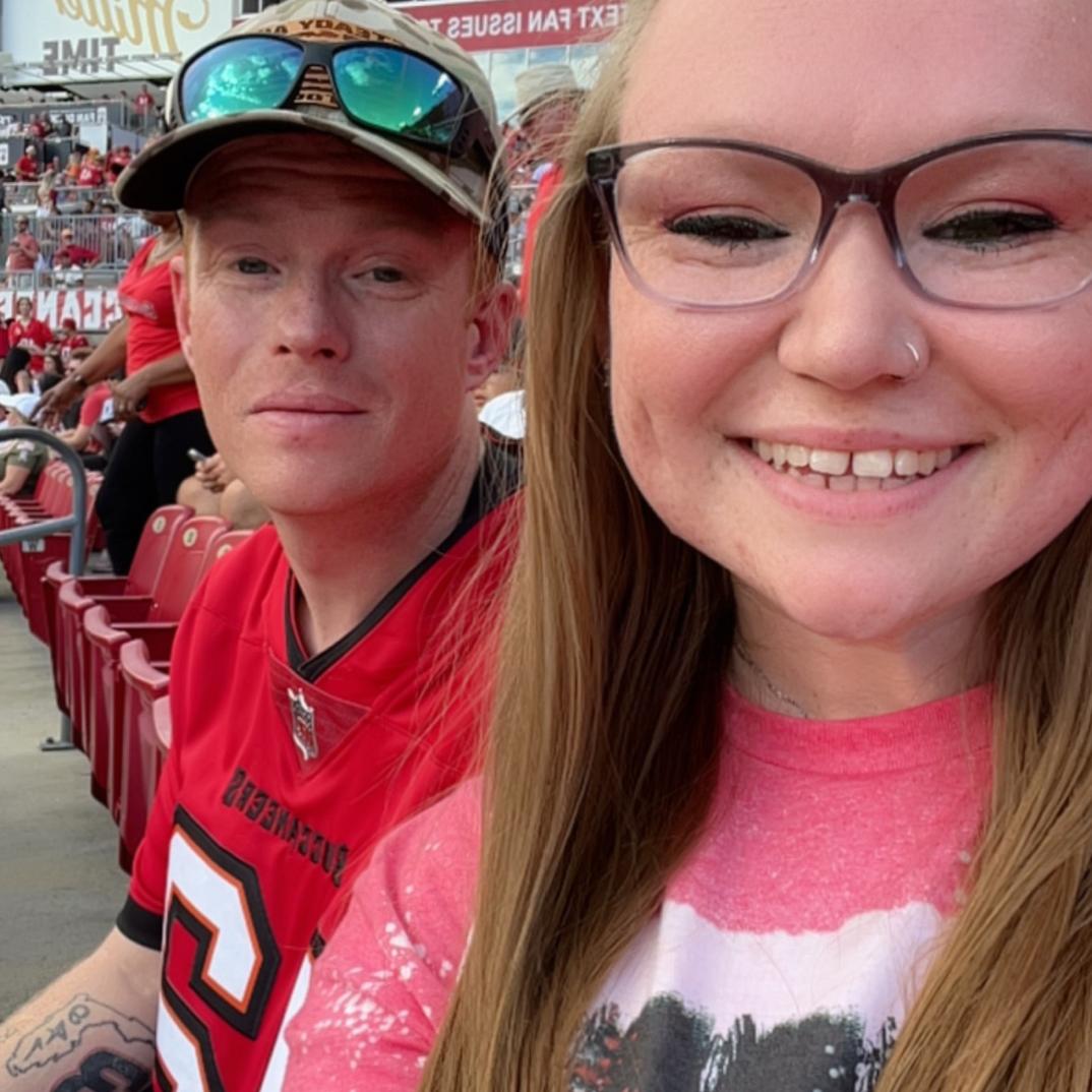 Our first football game together