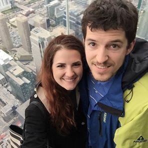 On top of Willis Tower in Chicago