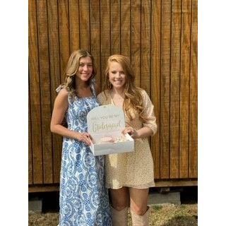 Madi said yes to being my Bridesmaid !