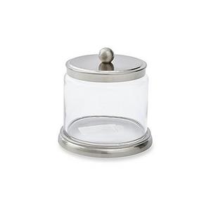 Baltic Linen® Bigelow Small Storage Jar in Brushed in Nickel