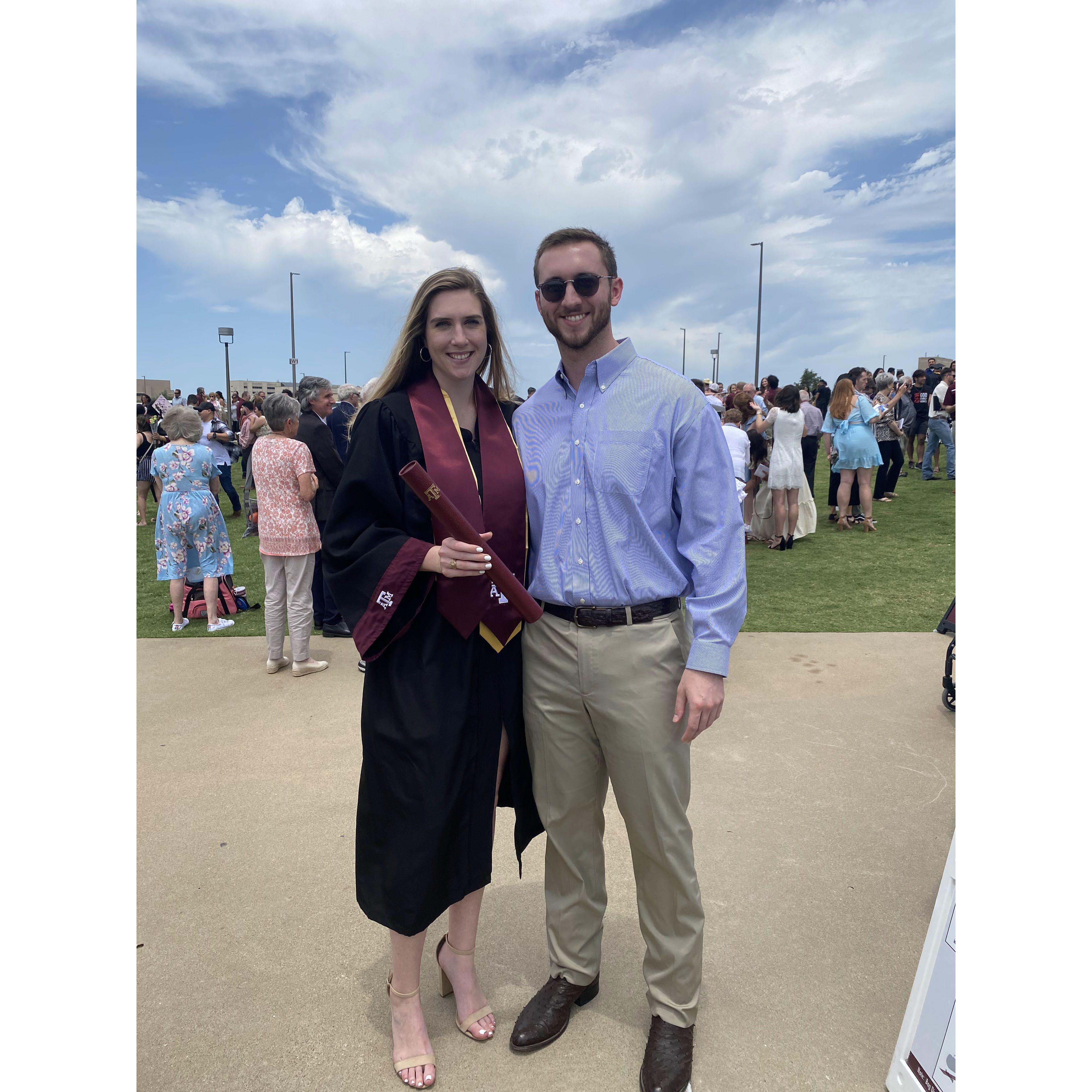 May 2022: Greg stuck with me through the trenches of nursing school. Hook 'em always... but maybe gig 'em a little too!