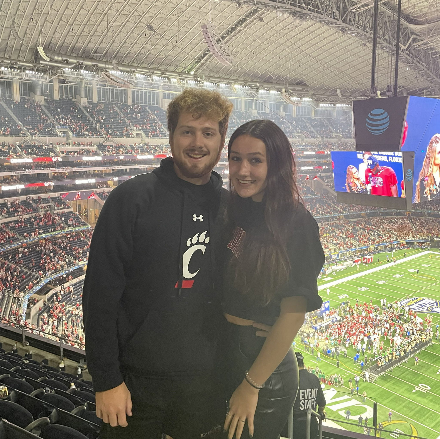We cheered on the Bearcats in Dallas at the College Football Playoffs!! Maybe one day the Bearcats will be back...