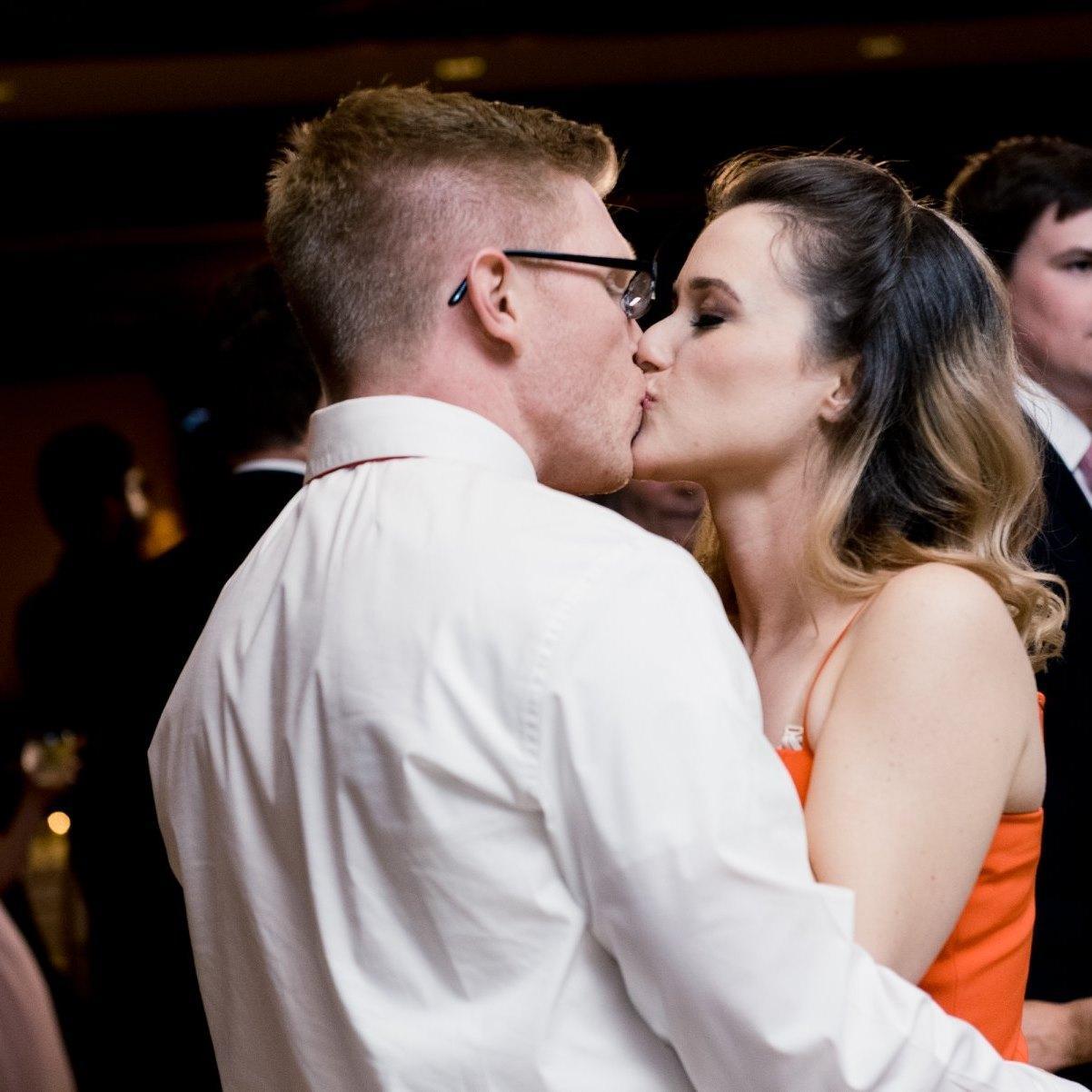 Dancing at our friend's wedding, Scott and Haley Havard.