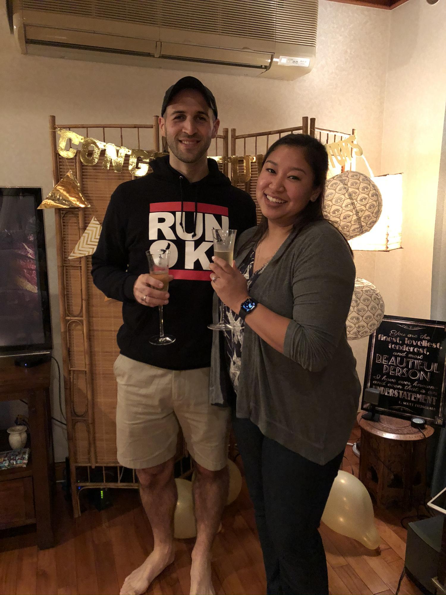 Our wonderful friends in Okinawa hosted an engagement party for us over Thanksgiving Break~ <3