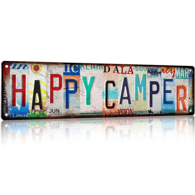 Camping Essentials Gear RV Accessories for Inside Camper Decor Must Haves Funny Stuff Cool Gifts for Men Travel Trailers Bedroom Wall Art