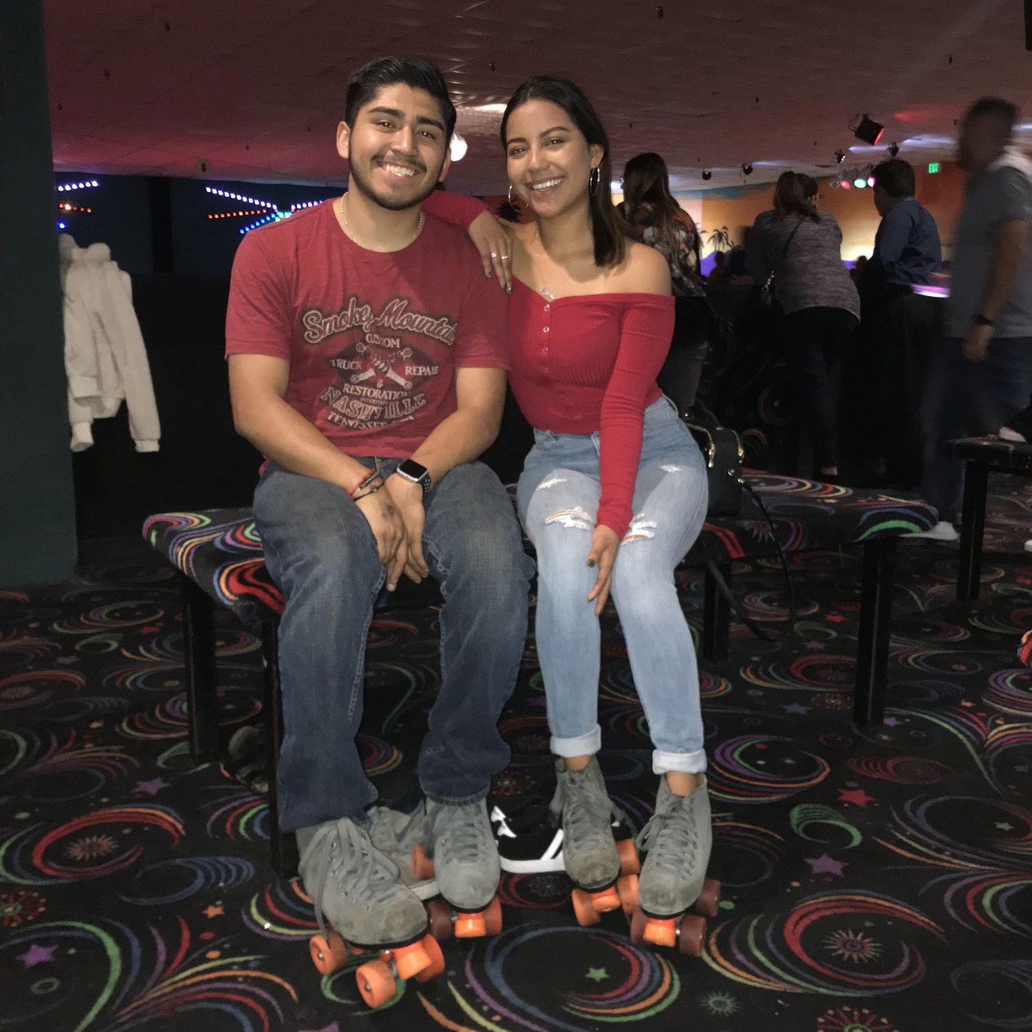 First and Only time Roller Skating!!
