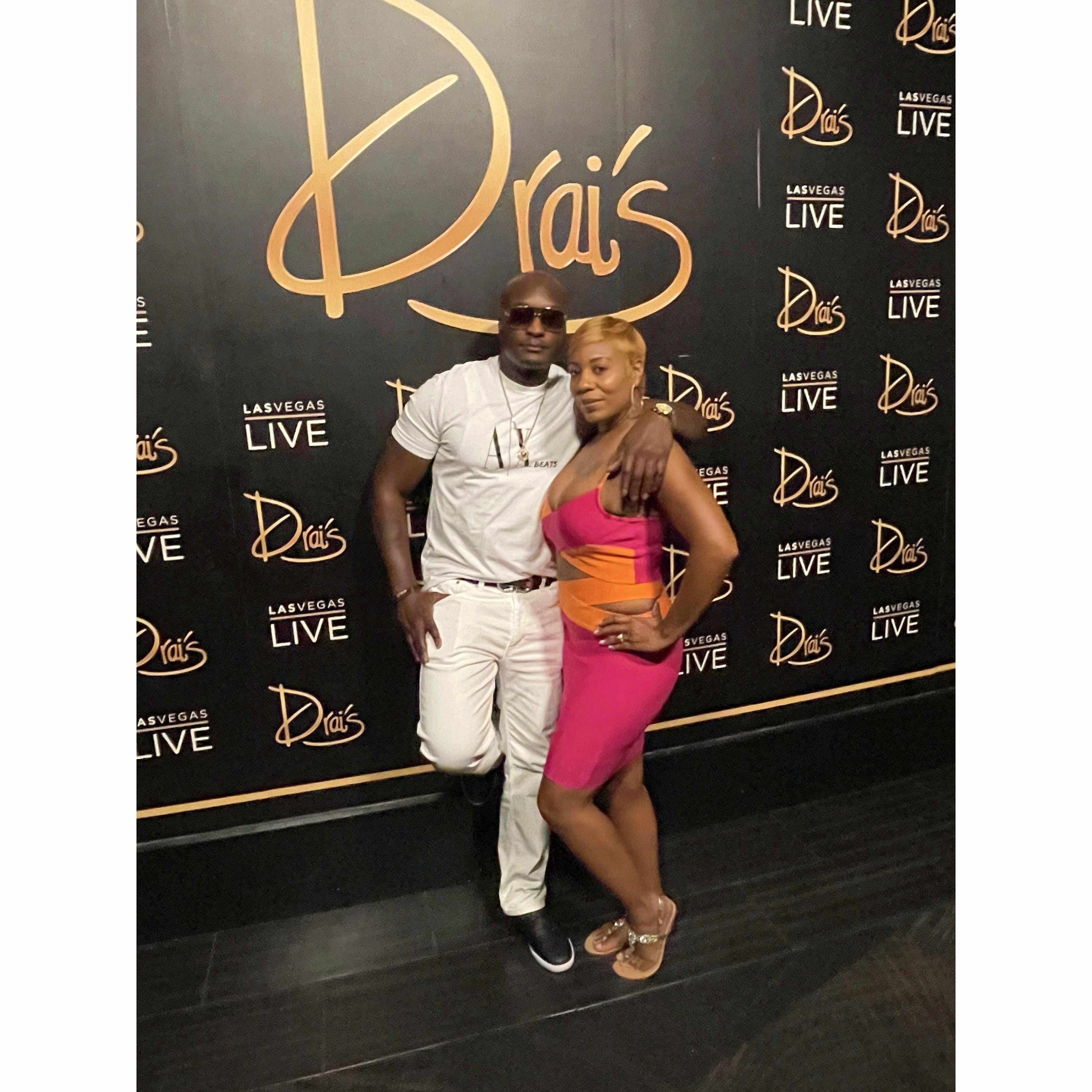 At Drais' Nightclub in Las Vegas celebrating Donita's birthday (2022)