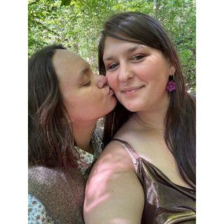 We celebrated love at the same place Christina asked Carrie to be her girlfriend, almost exactly a year apart.