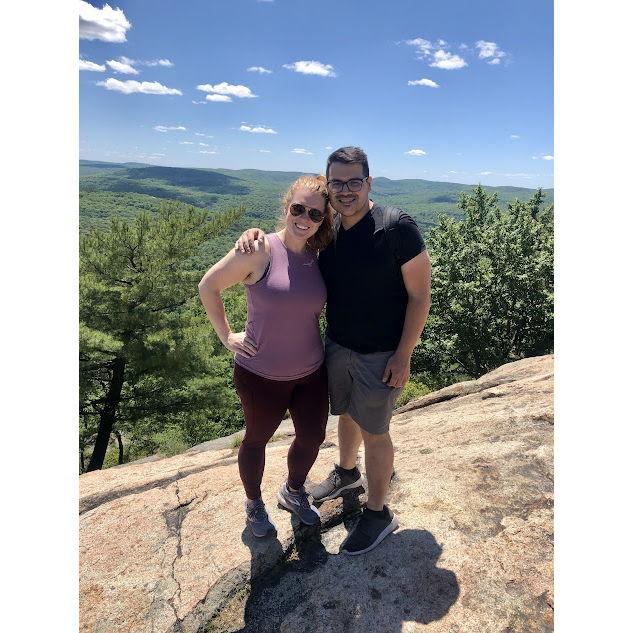 Hiking Bear Mountain our first summer together