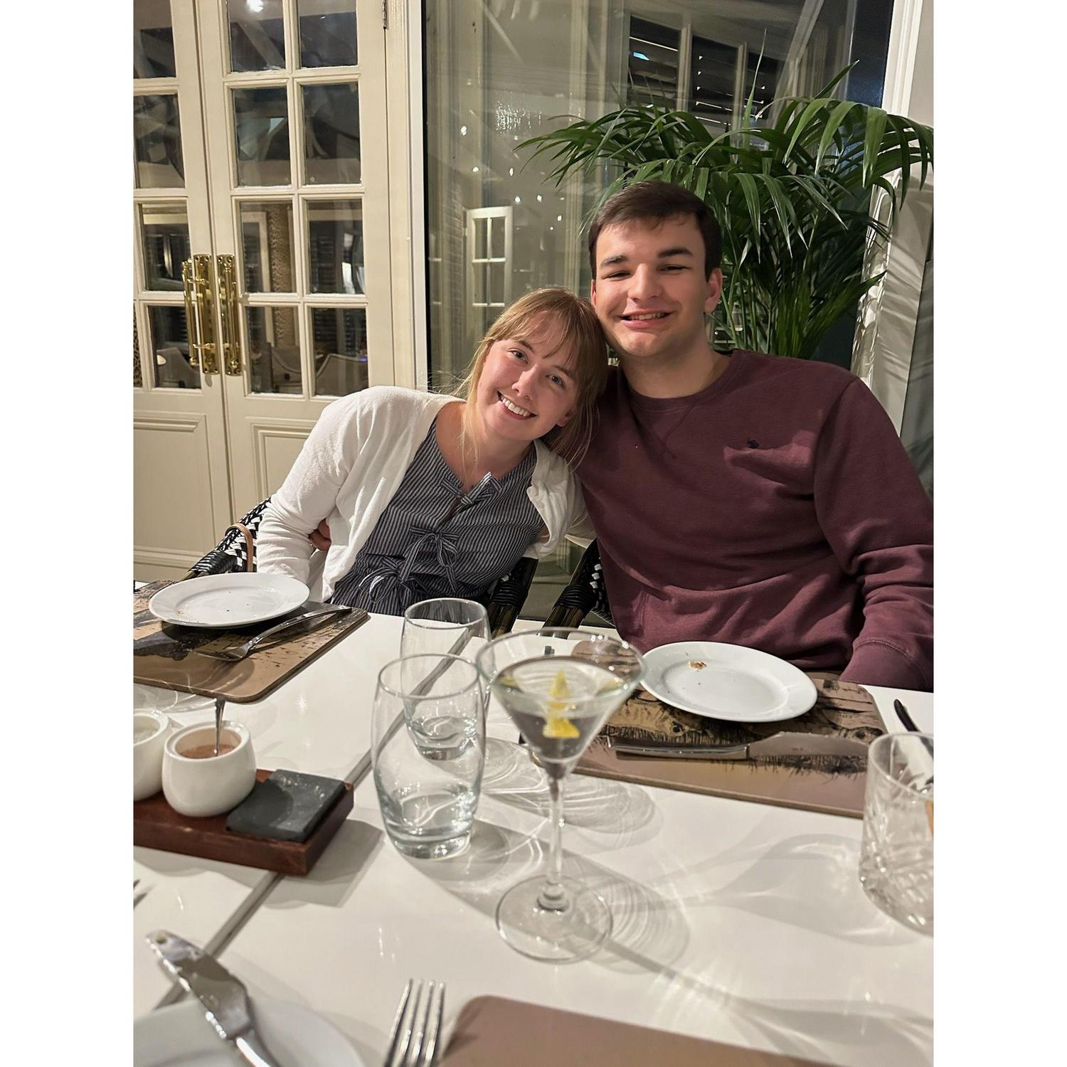 Caroline and Arizona in London