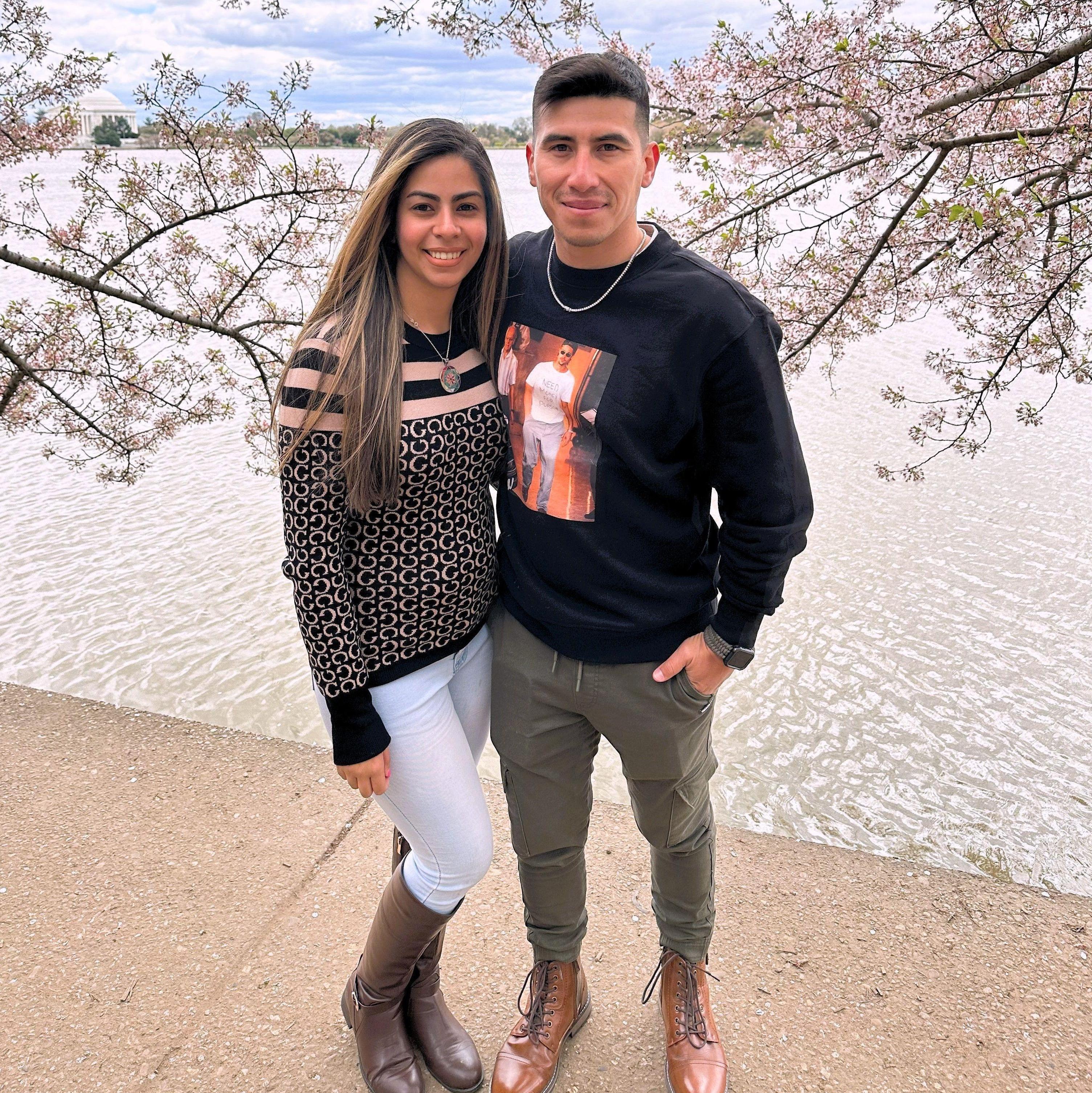 This was supposed to be a surprise trip. (Washington D.C.)