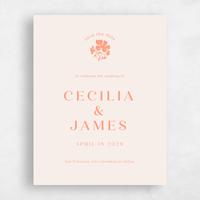 Beige Wedding Save the Date - Tiburon Portrait