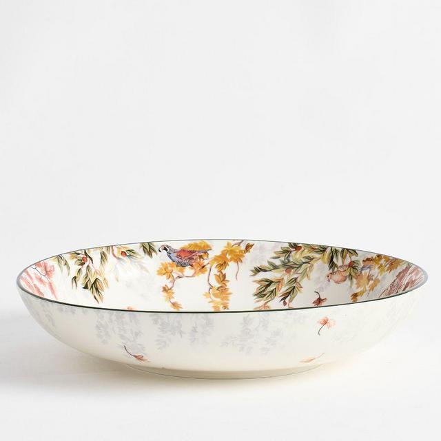 Fantastical Forest Stoneware Serving Bowl - Multi
