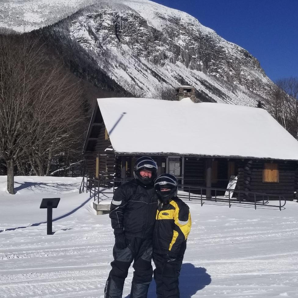 Snowmobiling- Franconia Notch, NH