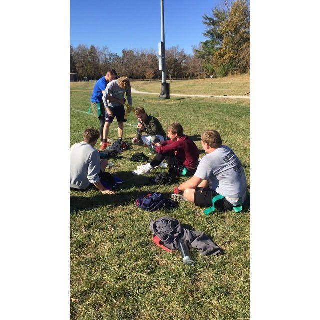 Annamarie attended Will's intramural sporting events and was possibly more invested in the team than most participants.