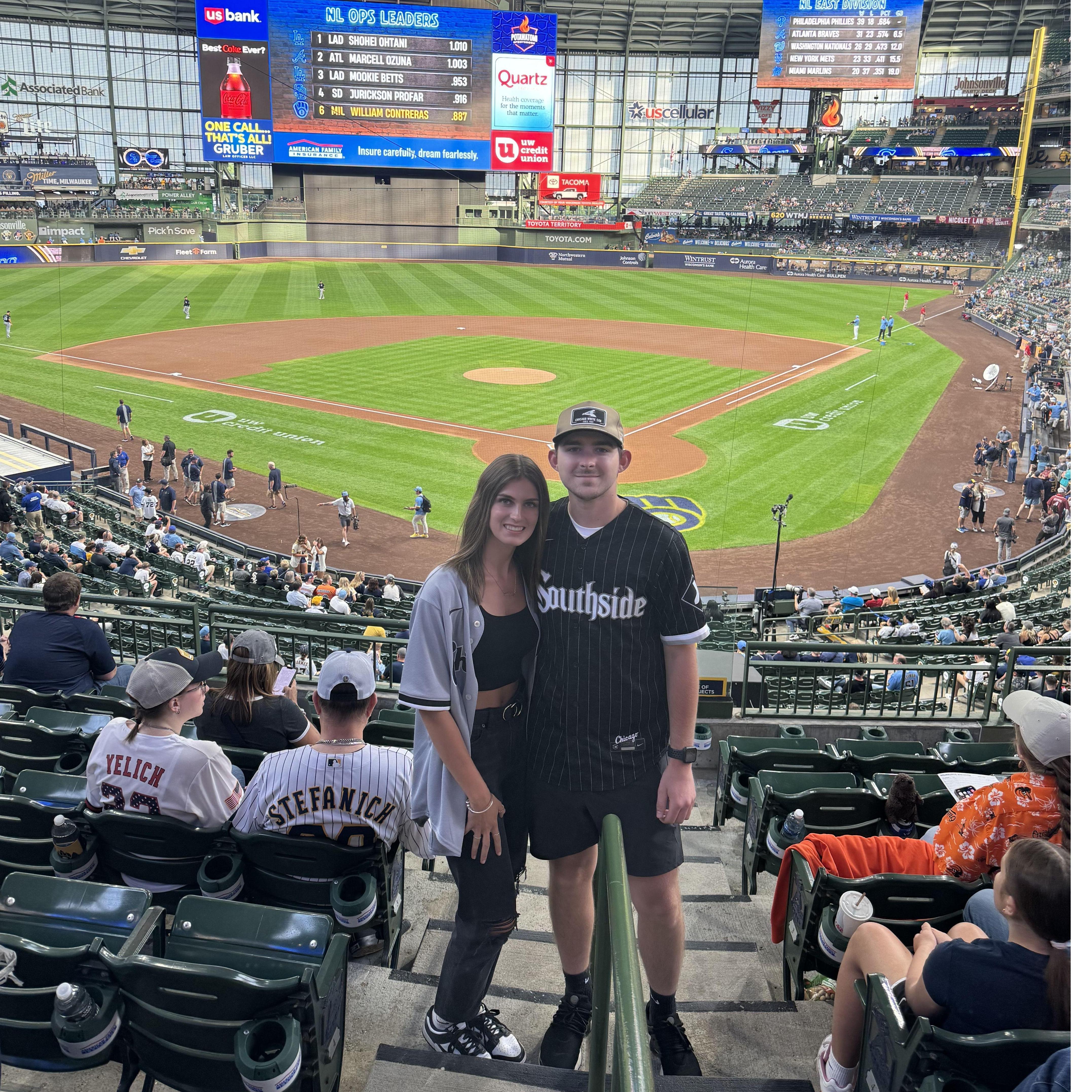 May 2024: White Sox in Milwaukee (favorite team in our favorite city)!