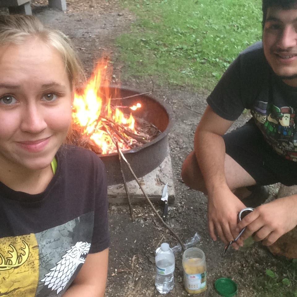 Our first of many camping trips. 2016