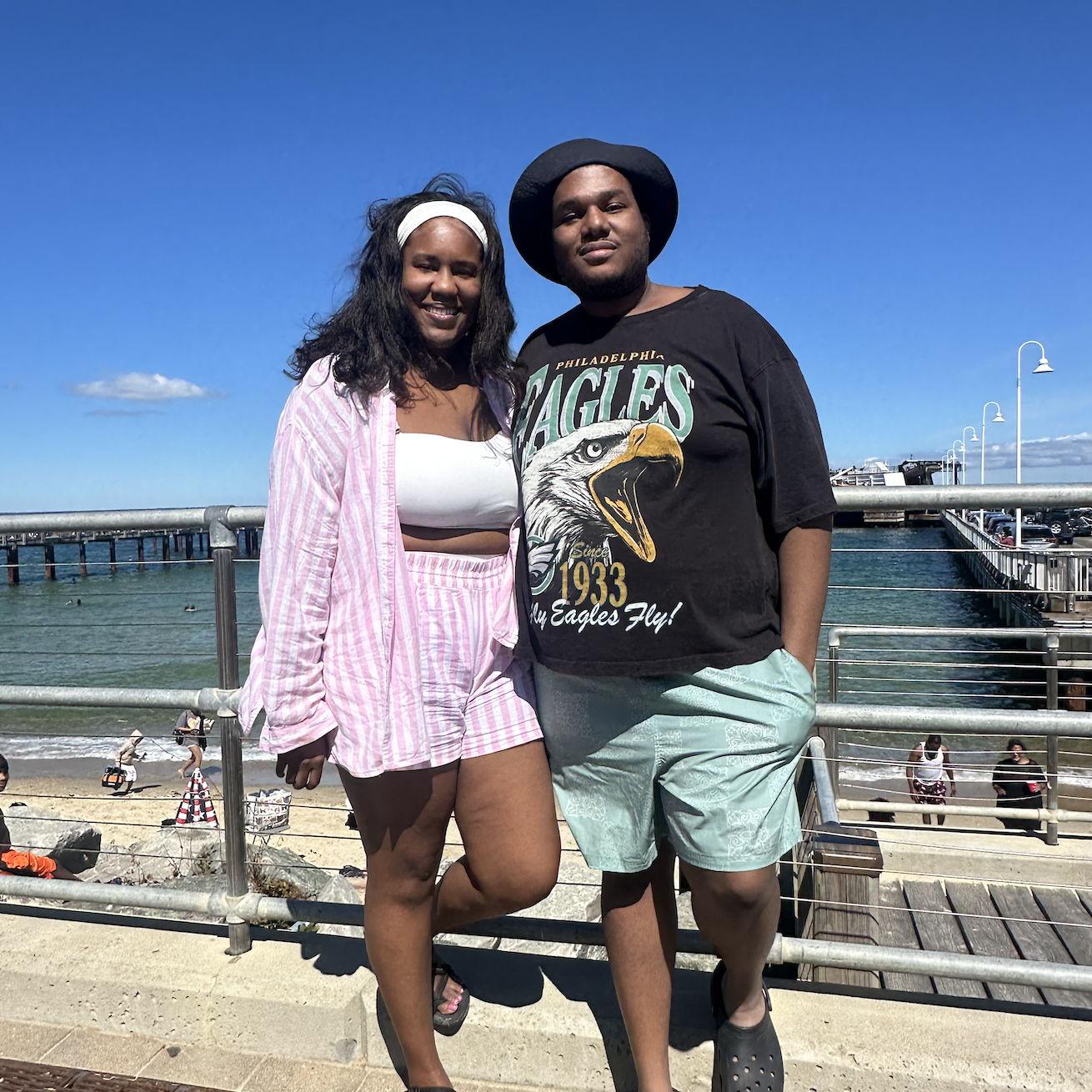 The day we got engaged in Martha’s Vineyard.