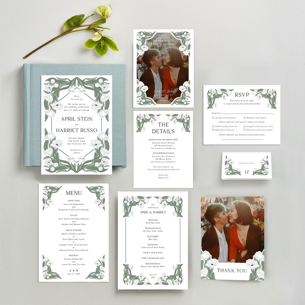 Zola Wedding Place Cards - Willmore