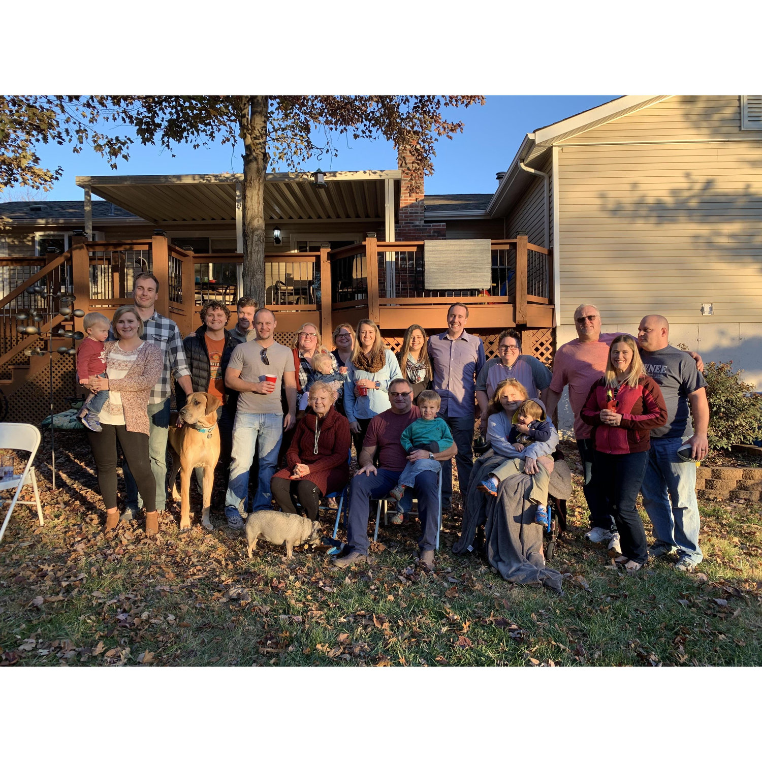 Thanksgiving 2018 at Subie and Al's new house in St. Louis. First time Anthony meets the gang!
