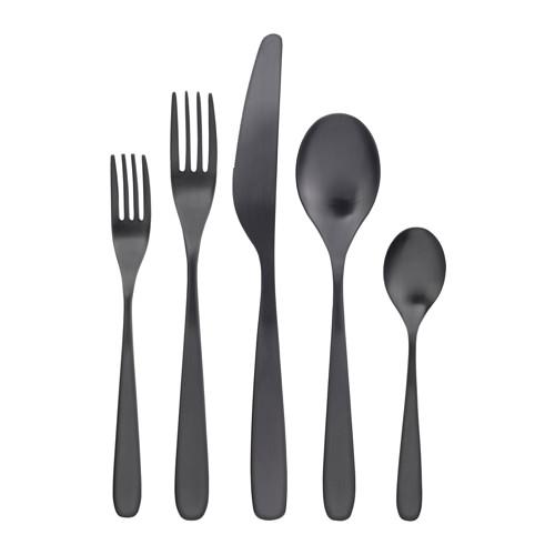 IKEA - TILLAGD 20-piece flatware set, black