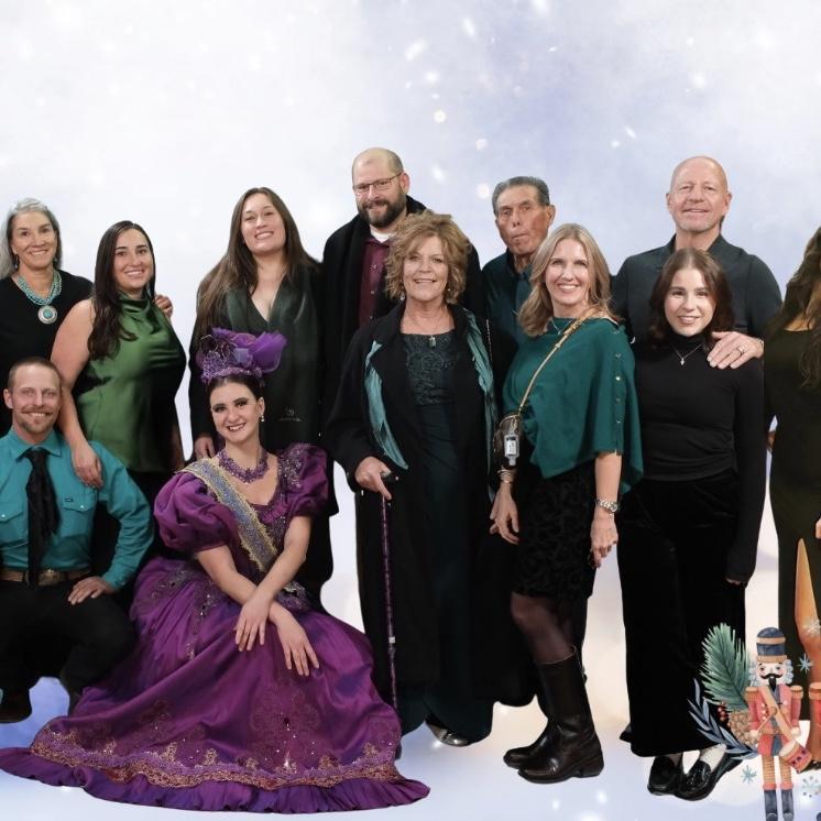 Christmas nutcracker.. Sorry Christy and Kevo, I cant get this photo to extend and show you both... probably because I had to edit you in.