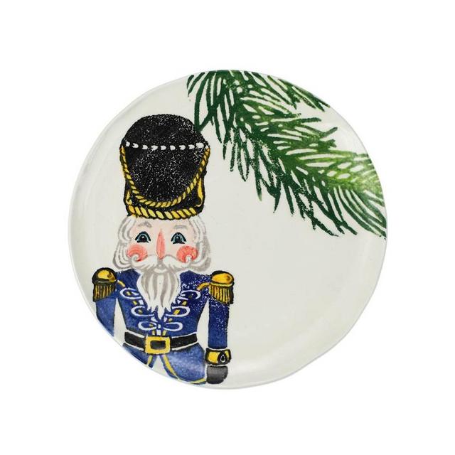 VIETRI Nutcrackers Blue Salad Plate