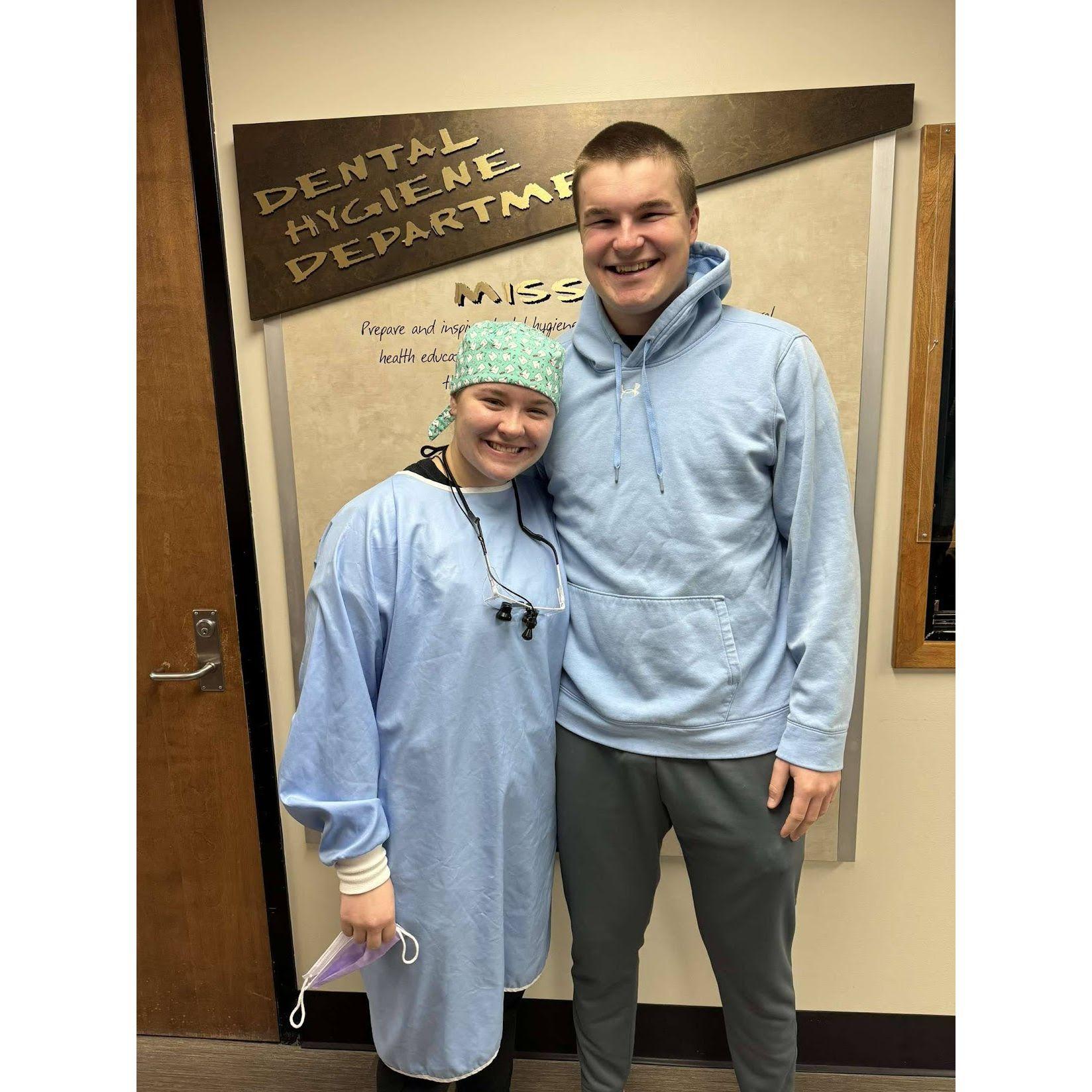 McKenna's last patient of semester- December 2023