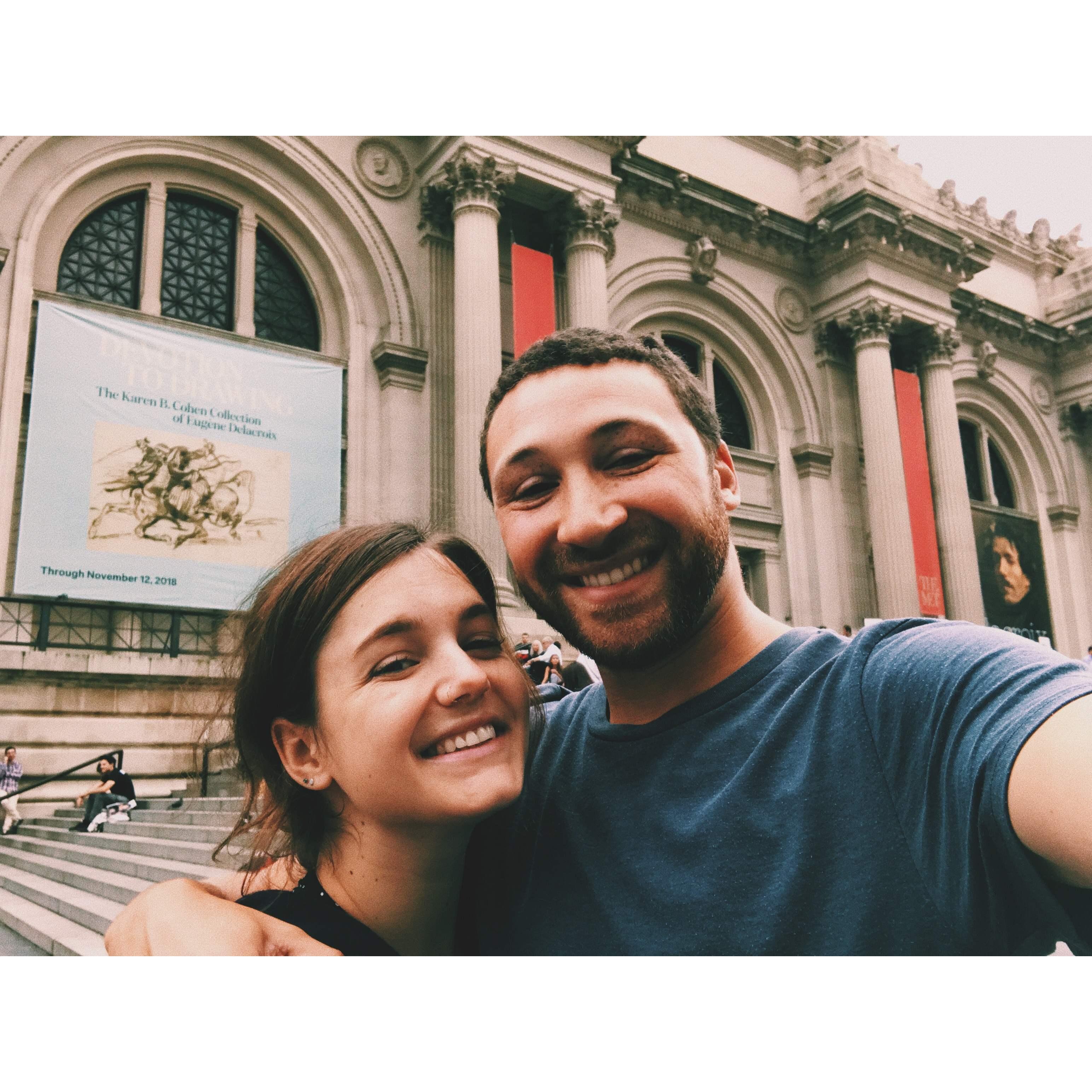 First time going to the MET together.