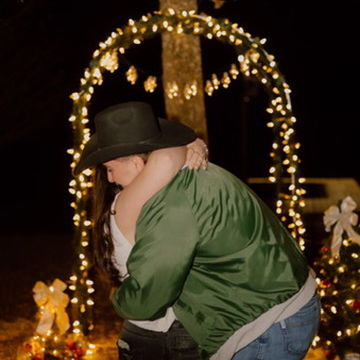 The night we got engaged.