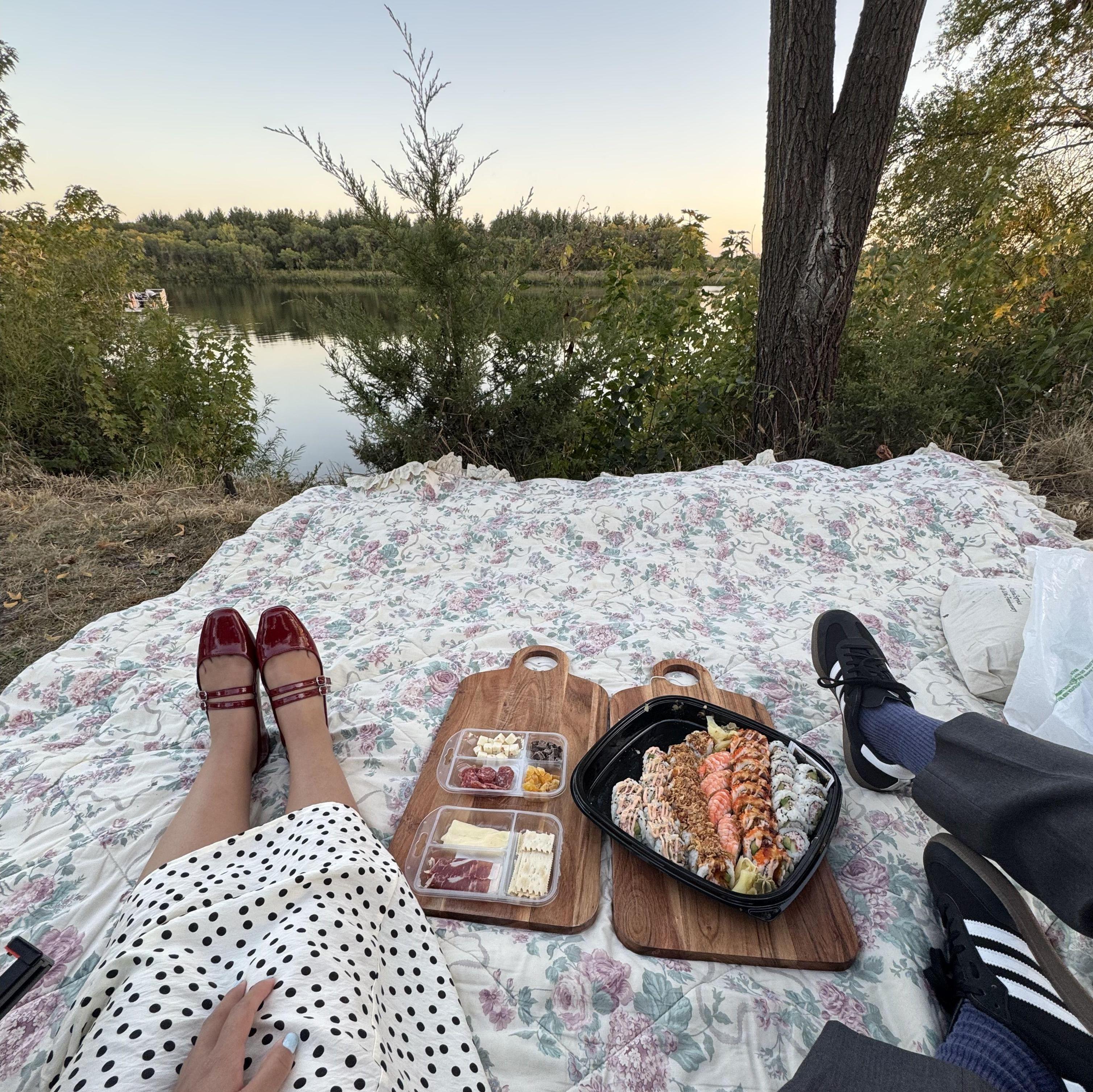 Picnic dates and dressing up!