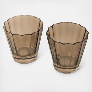 Estelle Sunday Low Ball Glass, Set of 2