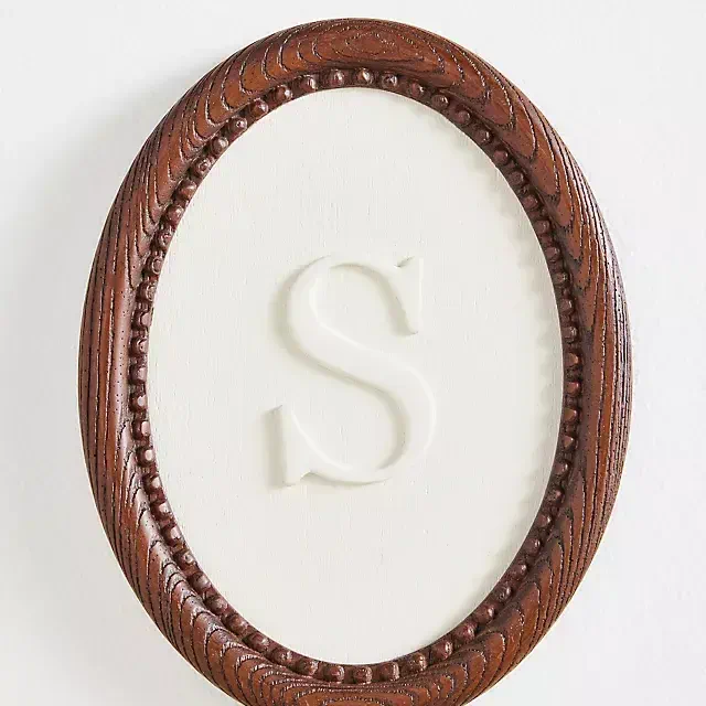 Emery Wood Monogram Gallery Wall Charm