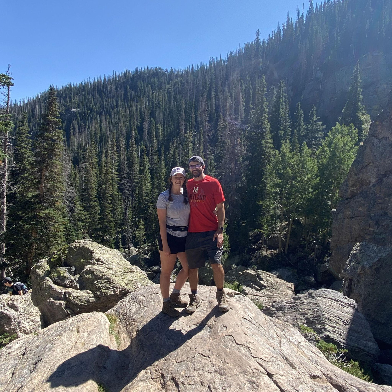 September 2022 - Rachel and Zack took their first trip together - going to Denver, Red Rocks, and Rocky Mountain national park (not pictured: Zack suffering from mild altitude sickness!)