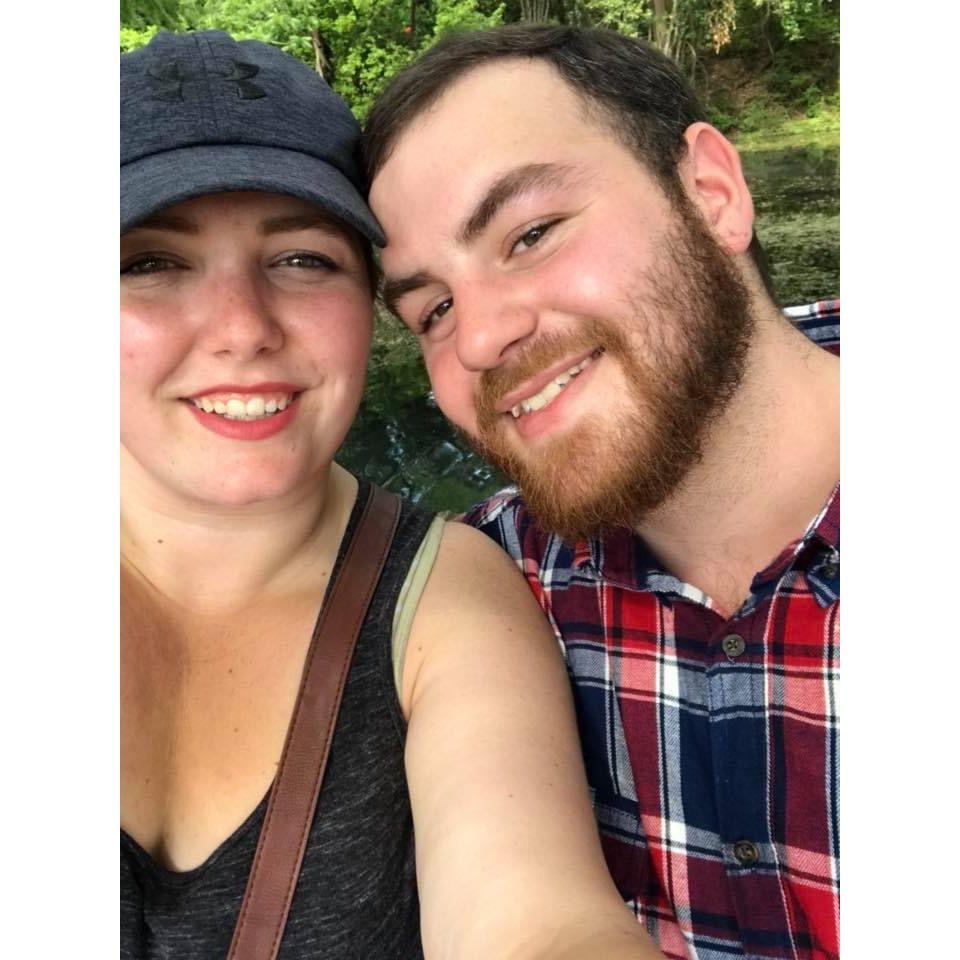 This picture was taken on our second date. It was the date that sealed what we wanted in our relationship and this is the first photo of us together! Such a beautiful memory.